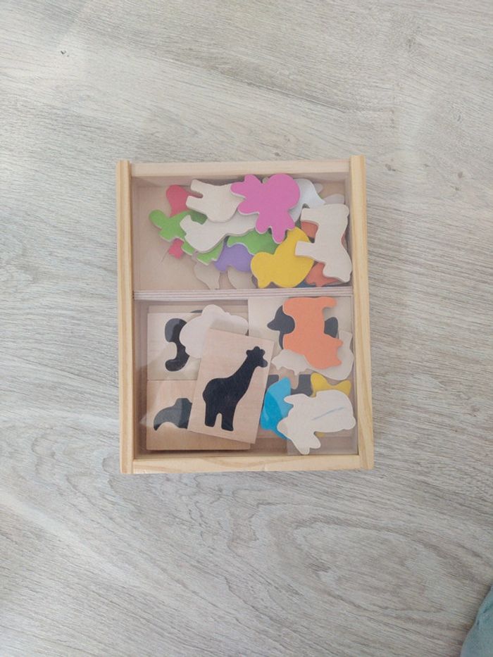 Ensemble puzzle animaux