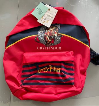 Grand sac à dos cartable Harry Potter rouge