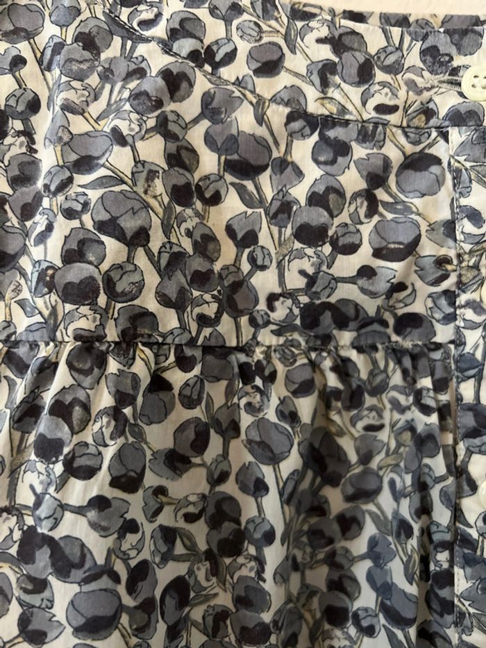 Blouse manches longues imprimée style Liberty 12 ans - Bonpoint - photo numéro 2