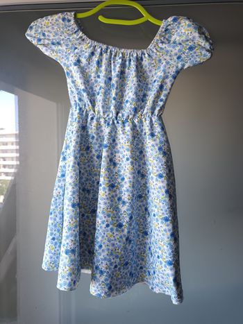 Robe fille fleuri
