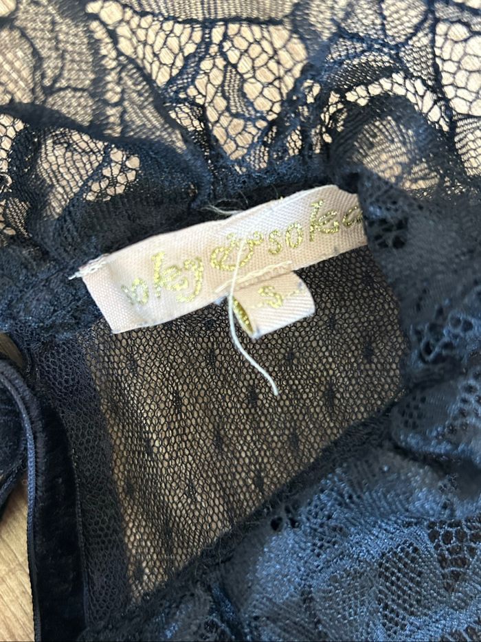Robe noire et imprimée Soky&Soka taille S jamais portée - photo numéro 9