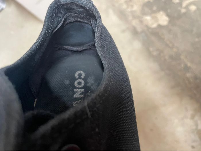 Converse noire plate-forme - photo numéro 5