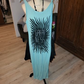 Robe longue à bretelles