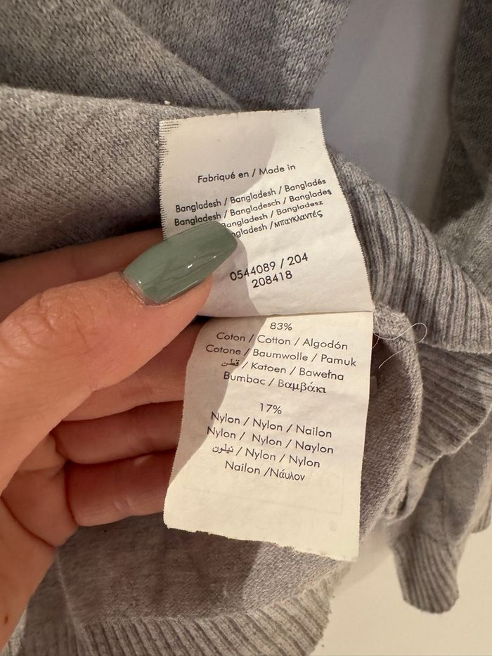 Pull gris clair - Cache Cache - photo numéro 5