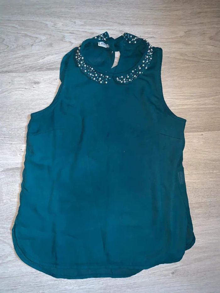 Débardeur bleu turquoise