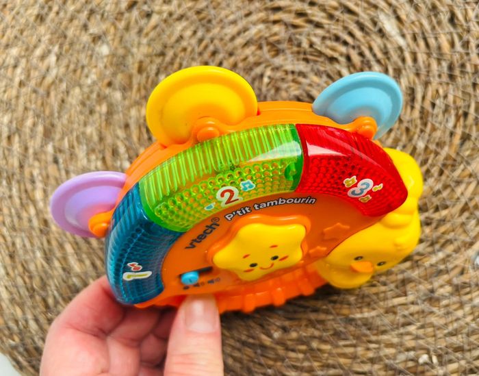 Jeux 👣 vtech, lot, p'tit tambourin et hochet p'tit chien - photo numéro 6