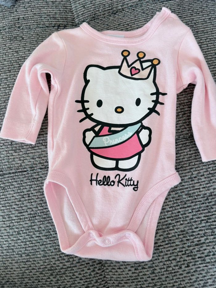 Body fille manches longues hello kitty
