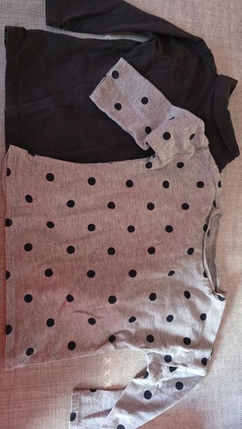 2 tee shirt 9 mois verbaudet