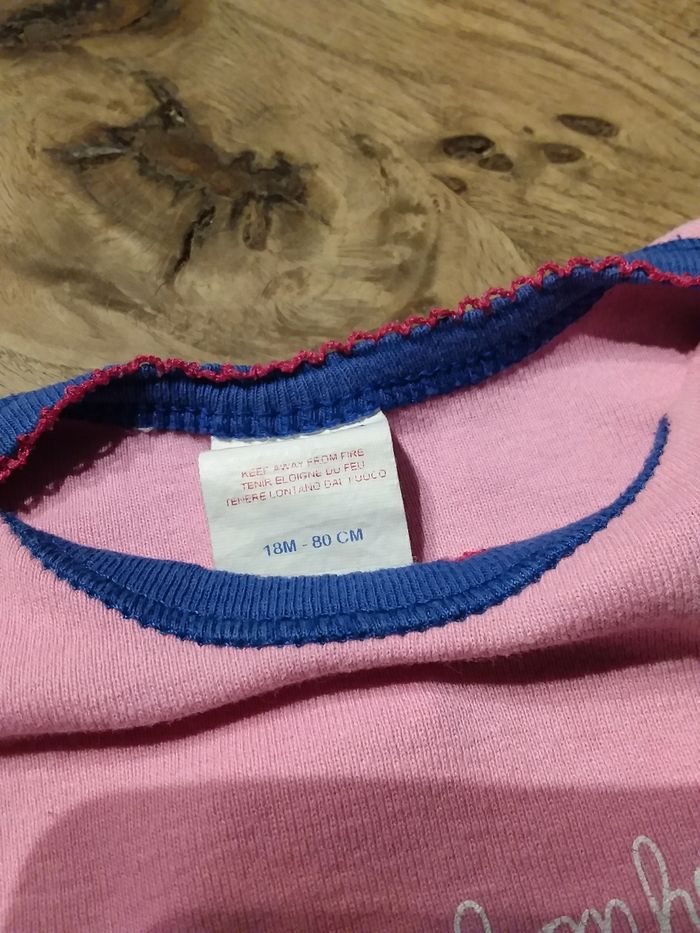 Lot de 2 bodies fille Absorba et c&a 18 mois - photo numéro 4