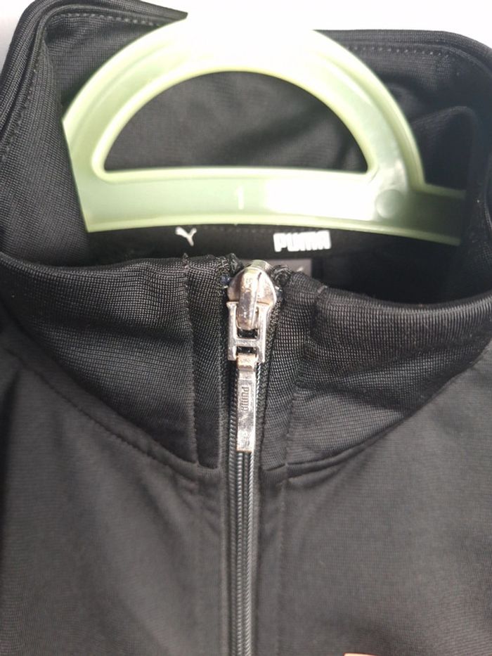 Veste puma enfant noir taille 9/10ans floqué - photo numéro 3