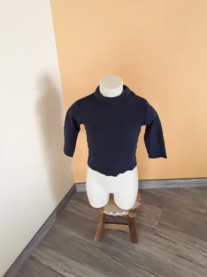 Tee shirt manches longues col roulé 3 ans  (90/97 cm)