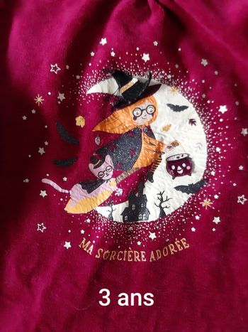 pyjama chaud sorcière Halloween fille - Sergent Major - 3 ans