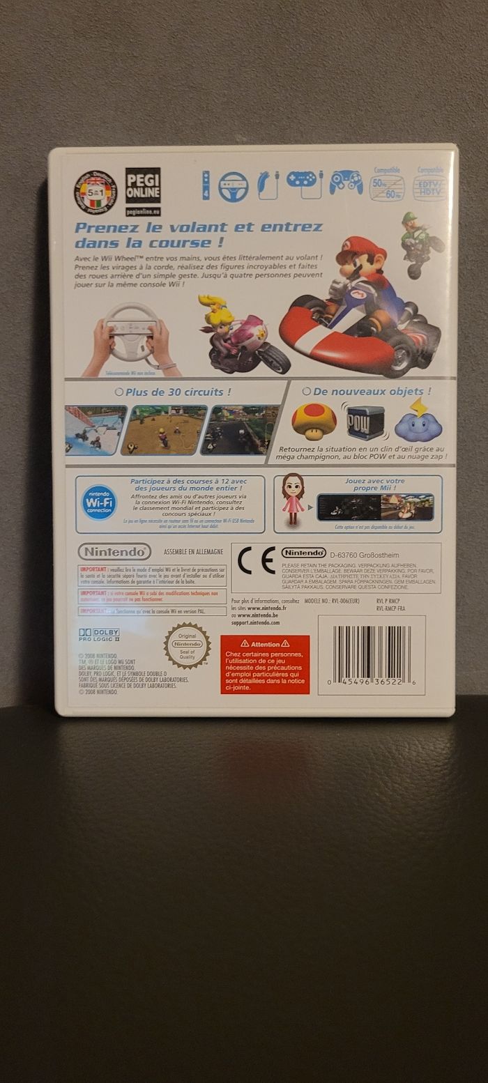 Jeu Wii Mariokart - photo numéro 2
