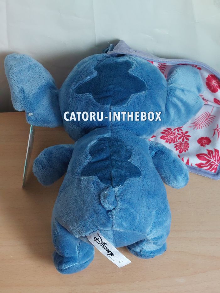 Doudou peluche avec couverture / Comforter Disney Stitch - photo numéro 3