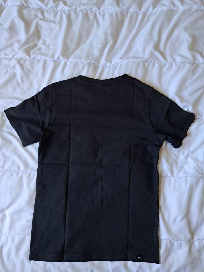 T-shirt noir et bleu PUMA 12 ans - photo numéro 3