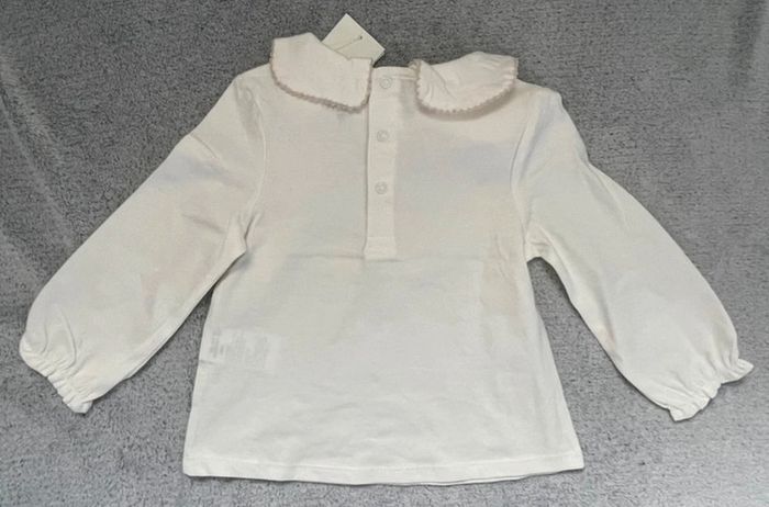 Tee shirt manches longues fille, 18 mois, neuf - photo numéro 4