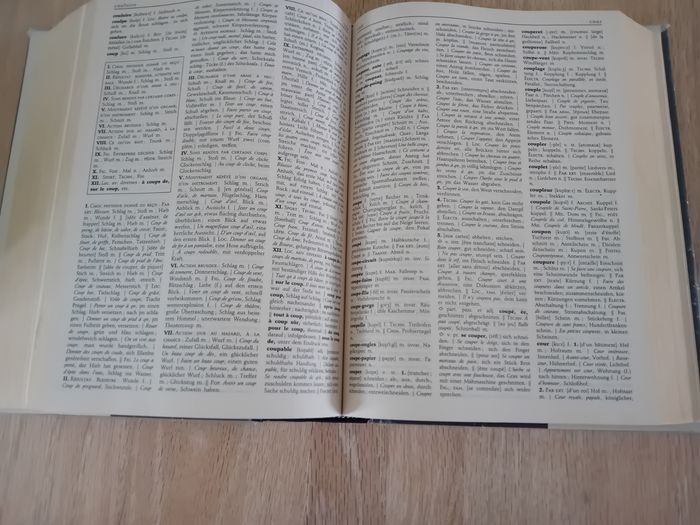 Grand dictionnaire Français/Allemand- Allemand/Français Larousse - Excellent état - photo numéro 3