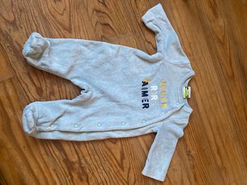 Pyjama velours éponge bébé garçon