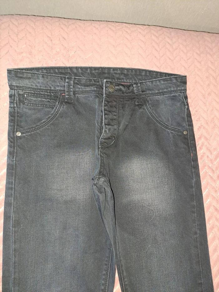 Pantalon noir délavé comme neuf carnet de vol homme - photo numéro 2