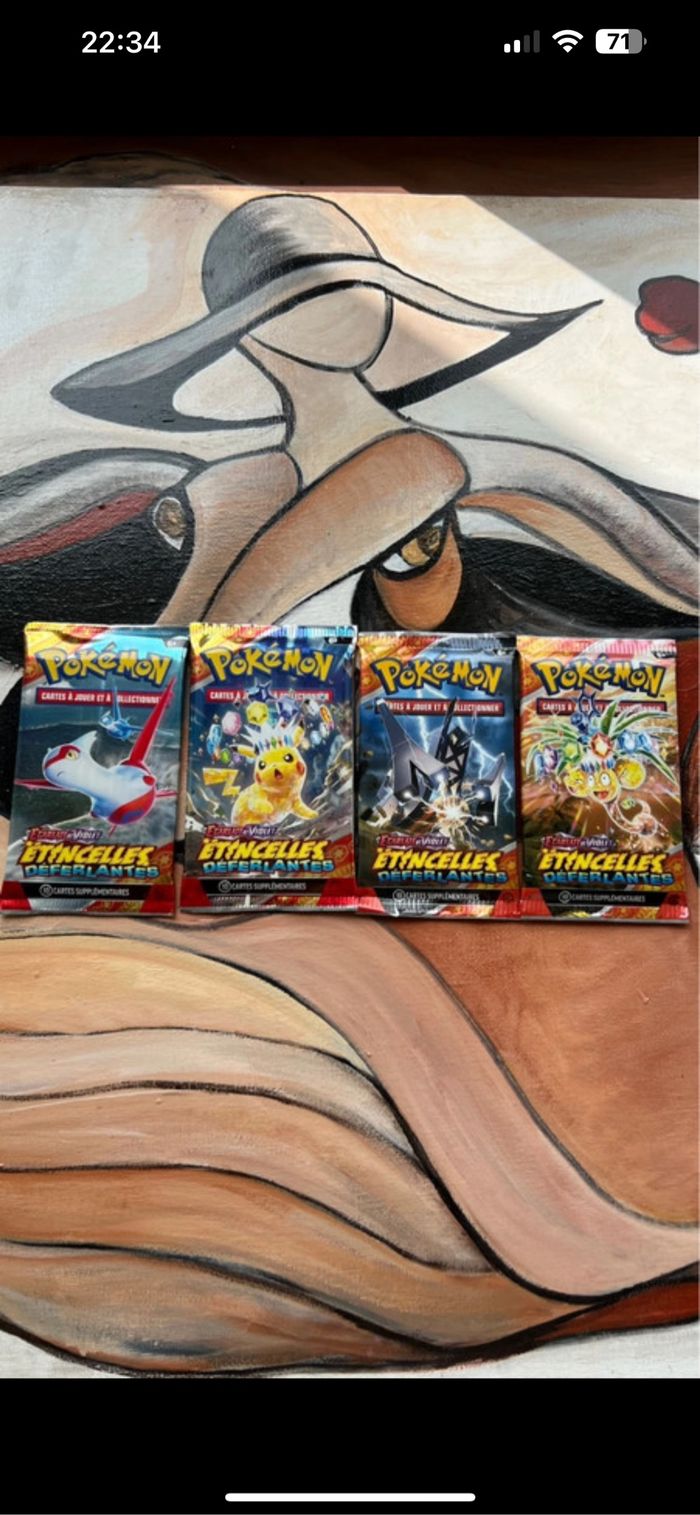 Art set Pokémon booster étincelle déferlante ev8 - photo numéro 3