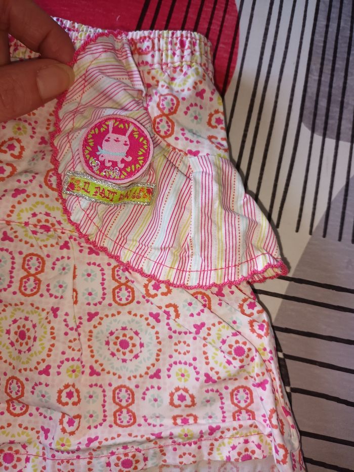 Tenue ensemble chemisier et jupe culotte taille 18 mois - photo numéro 7