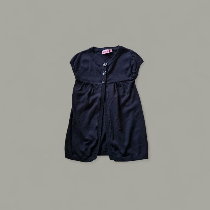 gilet long noir NKY fille 8 ans