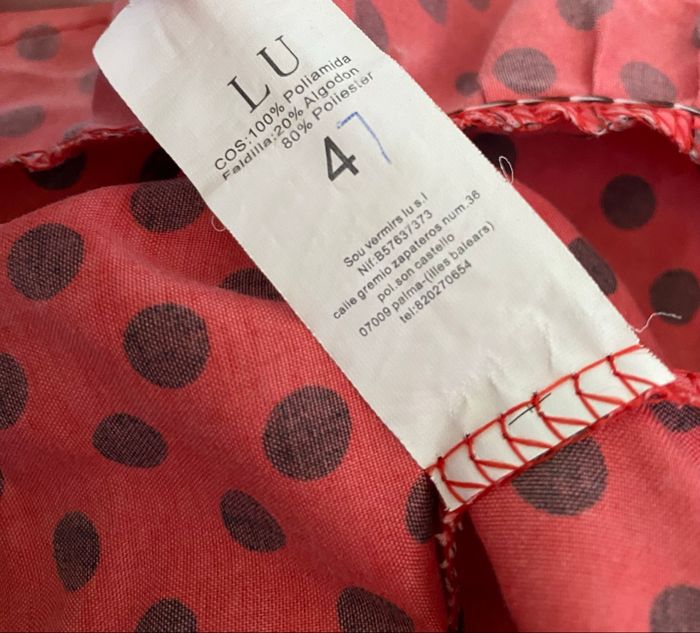 Robe de déguisement flamenco – Taille 4 ans - photo numéro 3