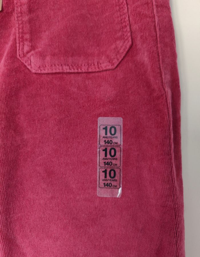 Pantalon framboise velours - photo numéro 4