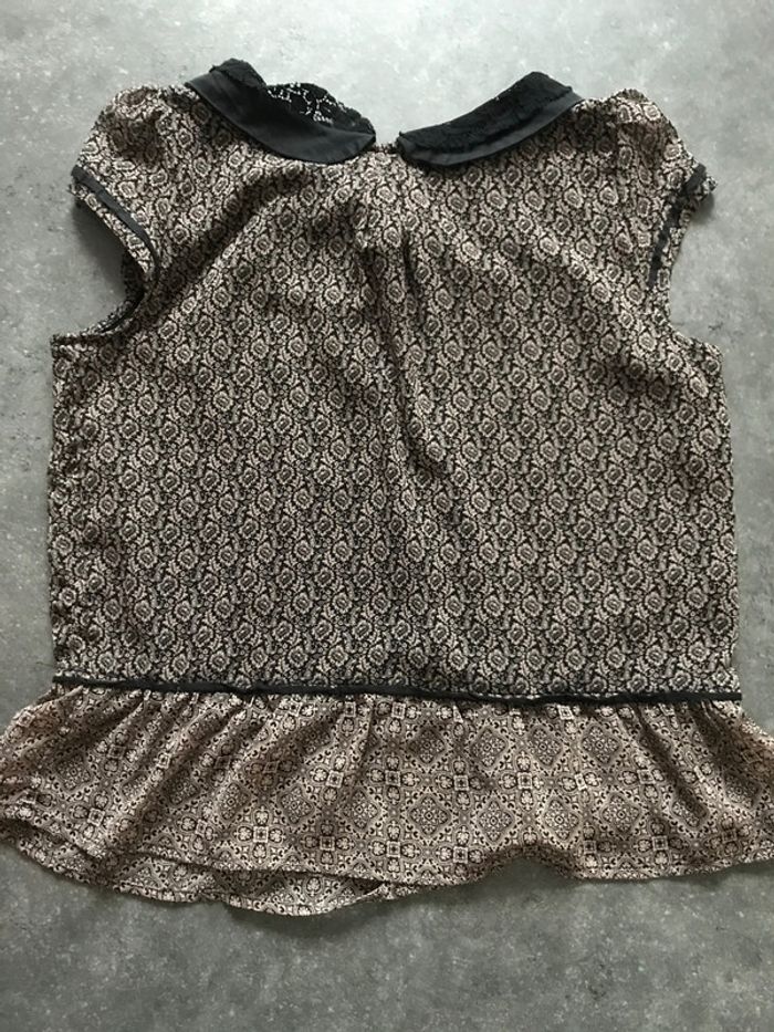 Blouse haut Kelly Rose noir à motif taille 40 - photo numéro 4