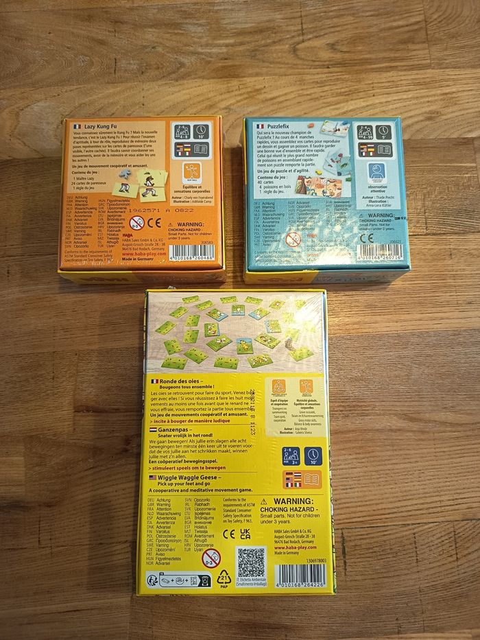 Lot 3 jeux de société haba neuf jamais déballé - photo numéro 2