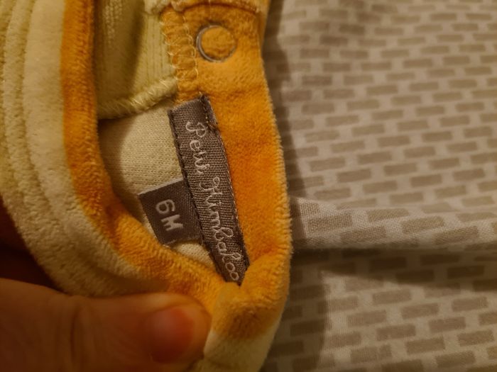 Lot 3 pyjamas velours 6 mois - photo numéro 6