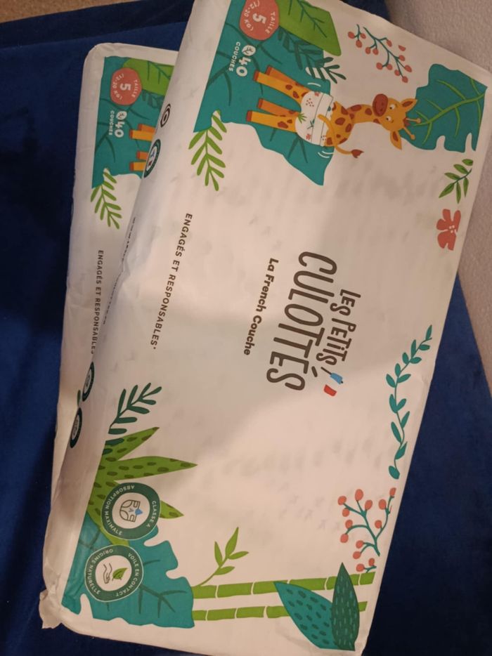 2 paquets de couches taille 5