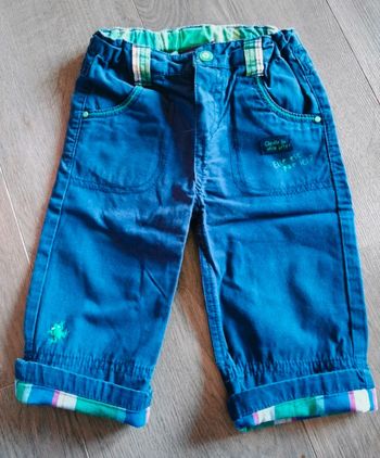 Pantalon bleu bébé garçon 12 mois Sergent Major