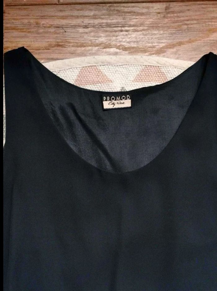 Robe  volantée noire -  Promod vintage  80's  - T40 =  36  actuel  - Comme Neuve - photo numéro 6
