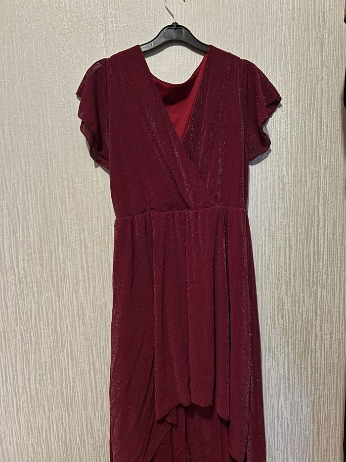 Robe rouge pailleté