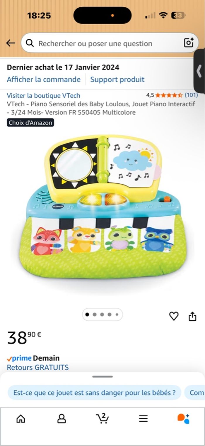 Piano bébé - photo numéro 4