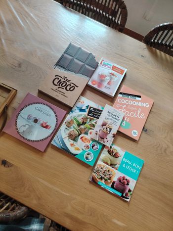 Lot 7 livres de recettes