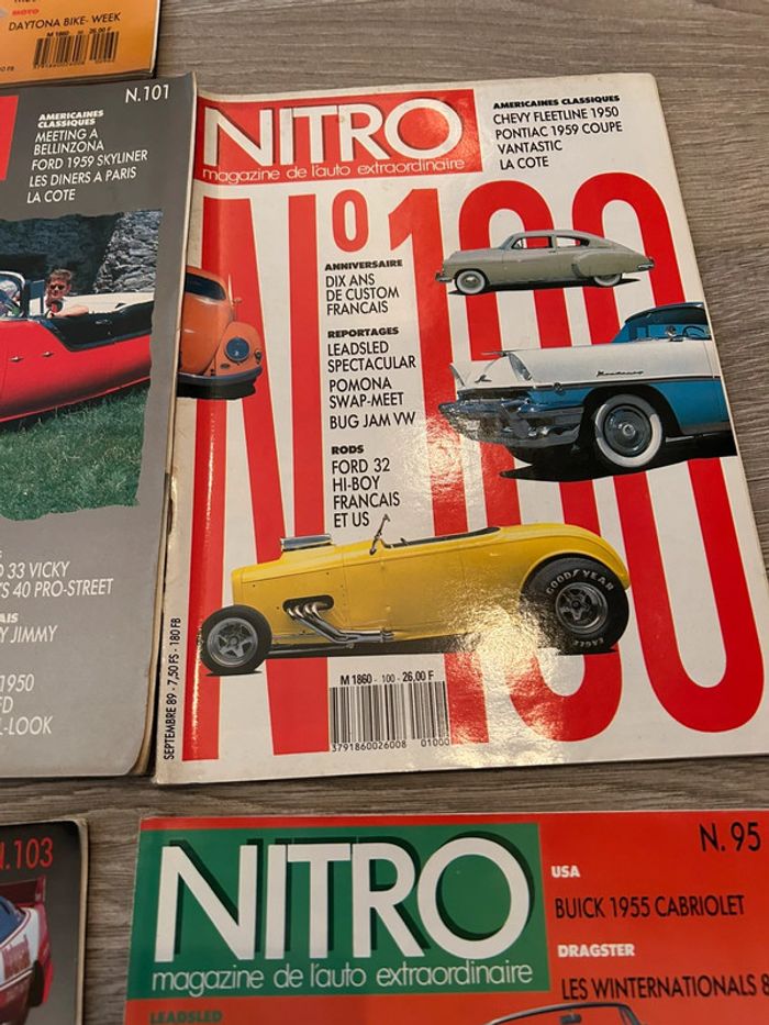 Lot 7 magazines Vintage Nitro Ancien - photo numéro 8