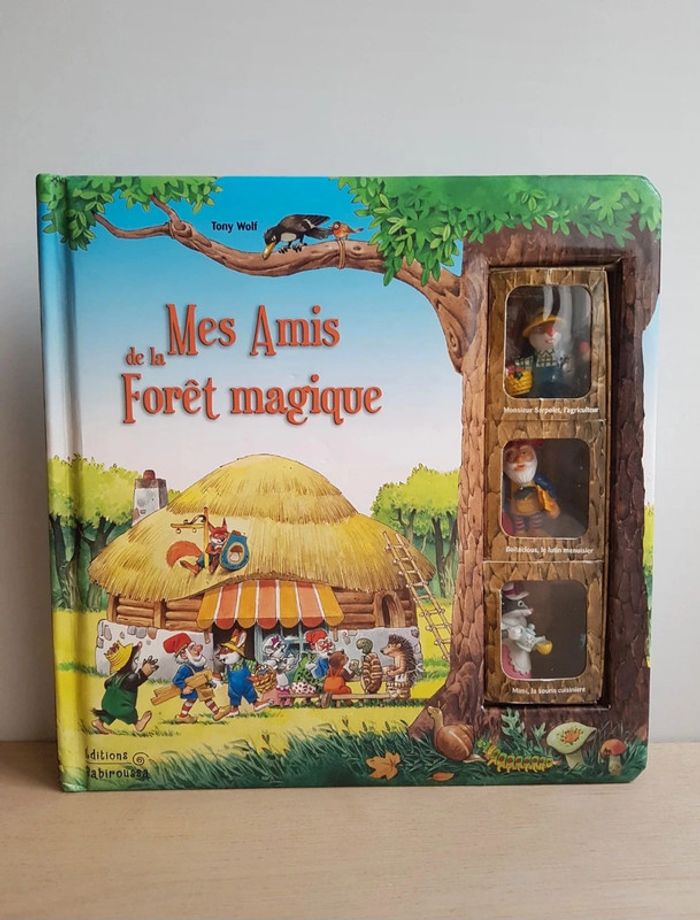 Livre Mes amis de la forêt magique avec figurines - photo numéro 2