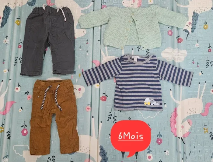 Gros Lot vêtements  (+ De 50 Articles) Bébé Garçon/Mixte + De 50 Articles - photo numéro 16