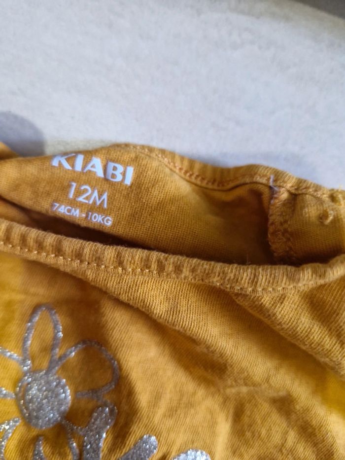 Lot 3 tee shirts kiabi tao manches longues fille 12 mois - photo numéro 4