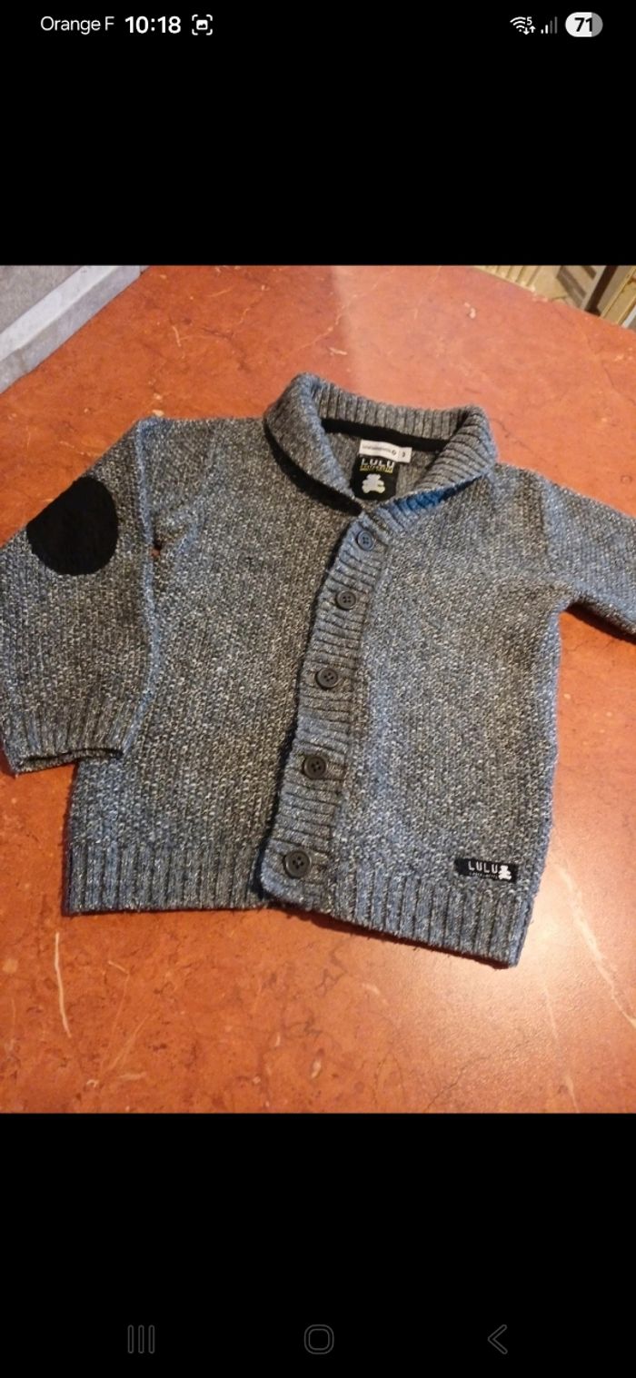 Gilet garçon taille 3 ans