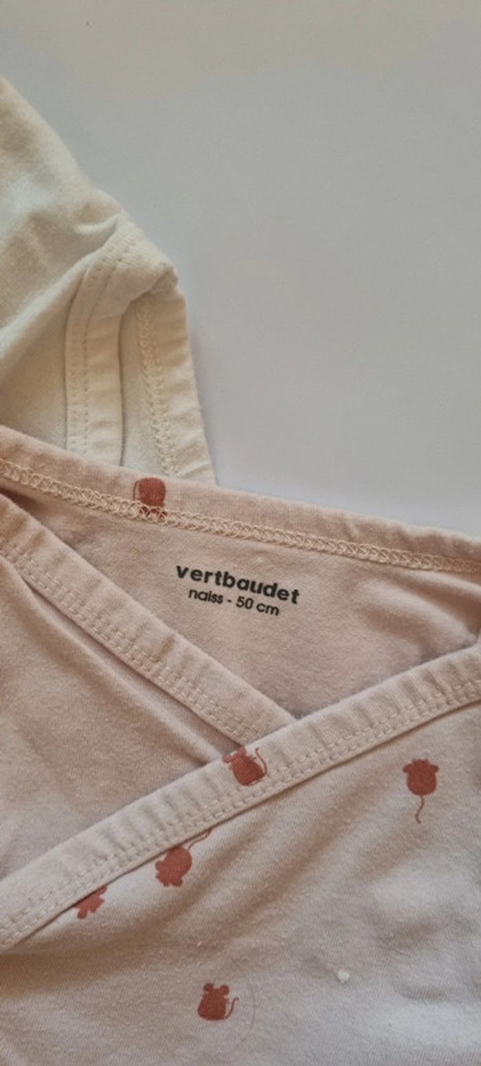 Lot de 2 bodies - Naissance - Fille