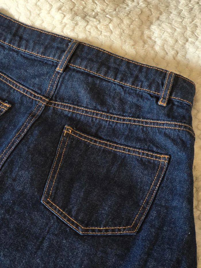 Jupe en jean taille haute boutonnée taille S - photo numéro 8