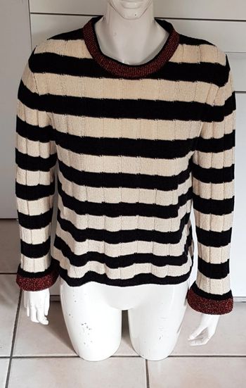 Pull rayé très  doux en maille
