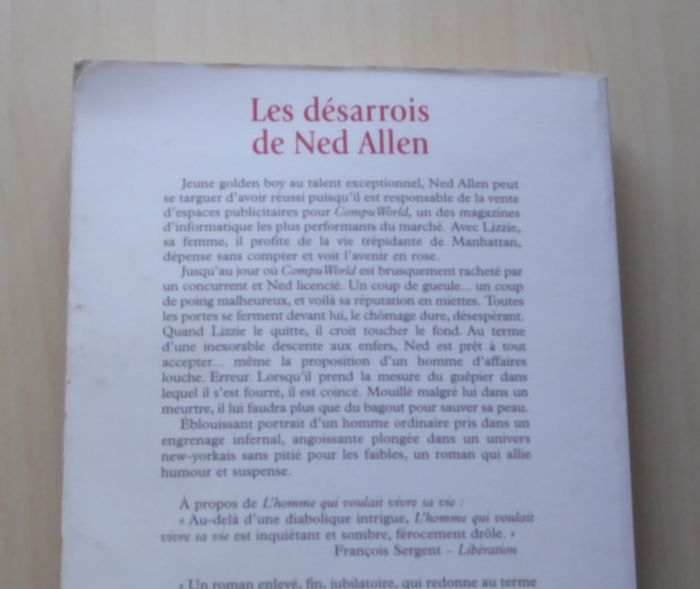 Les désarrois de Ned Allen - photo numéro 3