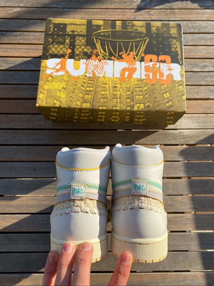 Union x Bephies Beauty Supply x Air Jordan 1 High OG Woven - photo numéro 3