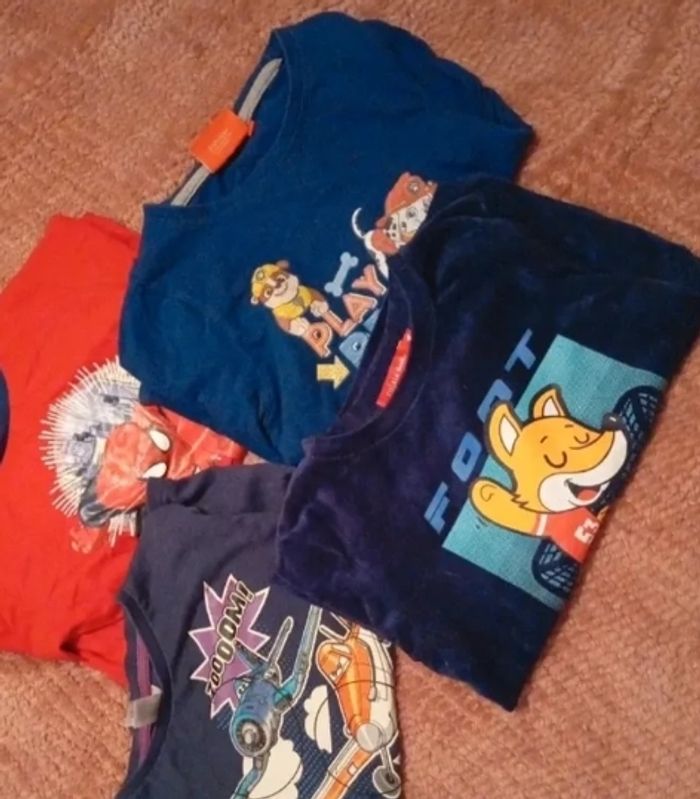 Lot de 4 hauts de pijama
