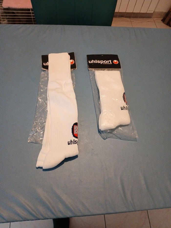 Lot de 2 paires de chaussettes foot Cagliari stock professionnel
