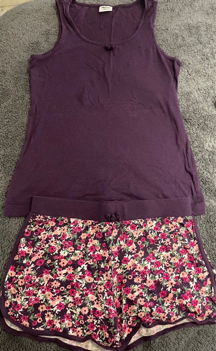Ensemble pyjama fleurs
